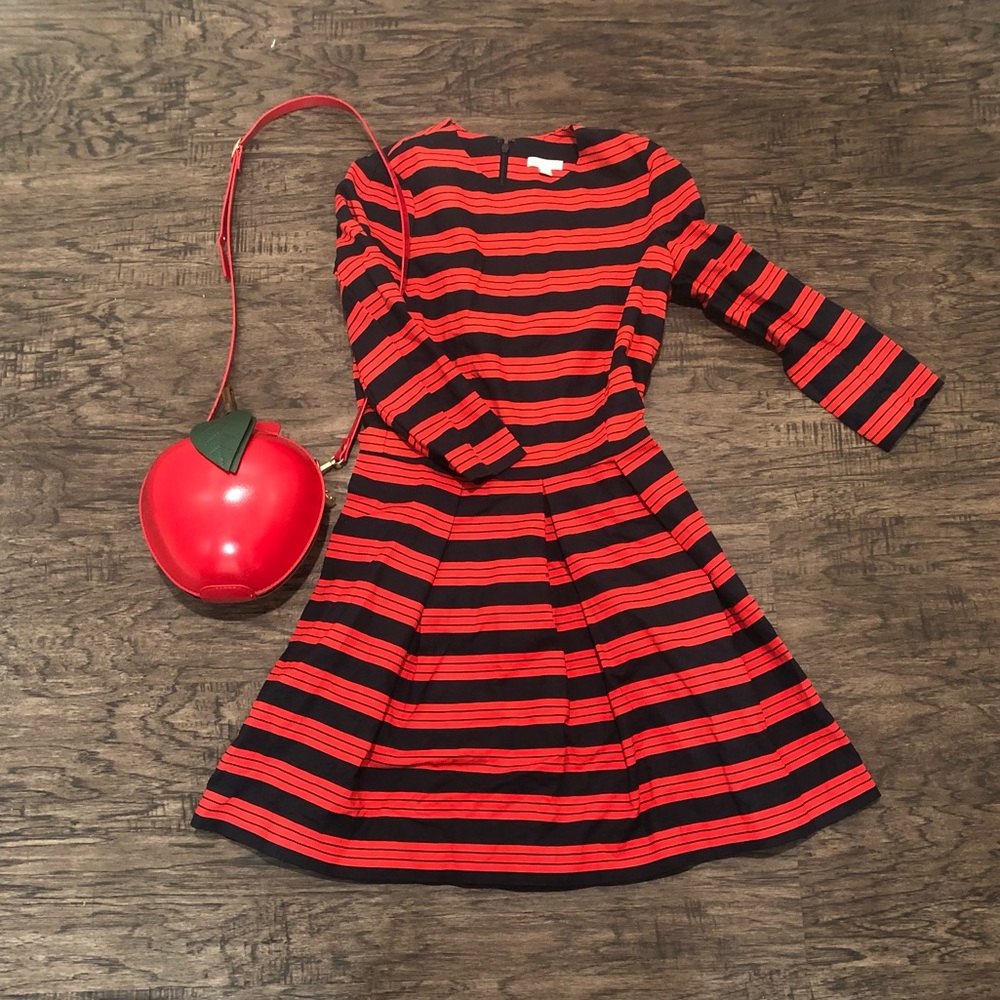 🔥 Price Firm🔥 Striped Blue and Red Dress